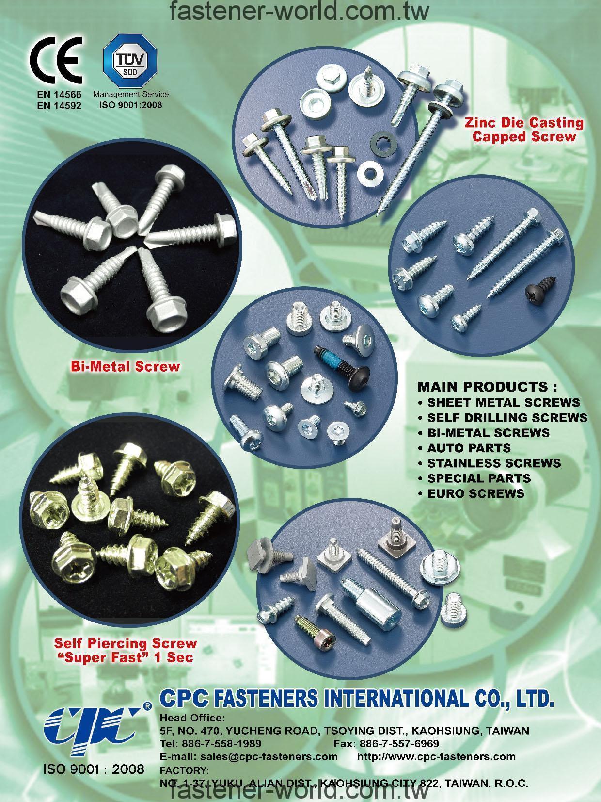 CPC FASTENERS INTERNATIONAL CO.,LTD. _Online Catalogues