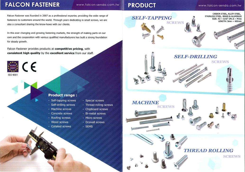 FALCON FASTENER CO., LTD. _Online Catalogues