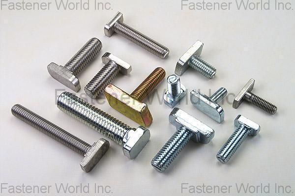 KEY-USE INDUSTRIAL WORKS CO., LTD  , HAMMER HEAD BOLT    , T-head Or T-slot Bolts