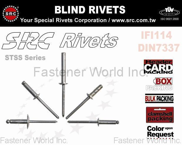 SPECIAL RIVETS CORP. (SRC) , BLIND RIVETS , Blind Rivets