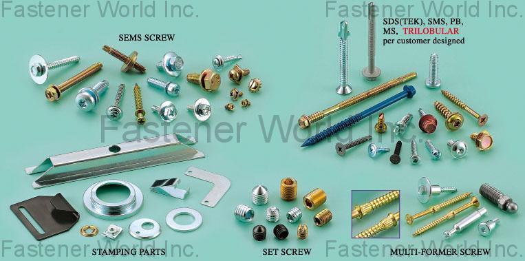 KATSUHANA FASTENERS CORP.  , Sems Screw / Stamping Parts Set Screw / Multi-Former Screw / SDS (TEK), SMS , SEMS Screws