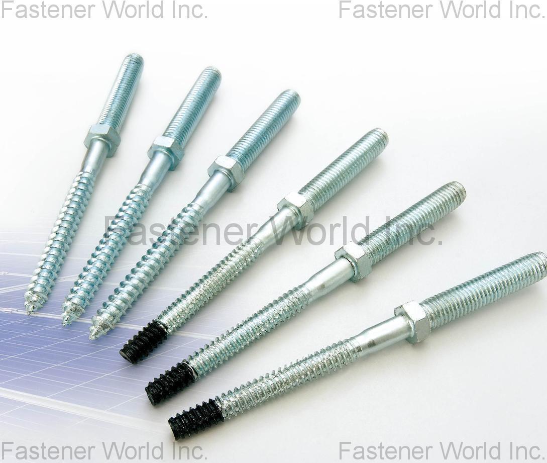 SHEH KAI PRECISION CO., LTD.  , Bi-Metal Fasteners For Solar Systems , Bi-metal Concrete Screw Anchors