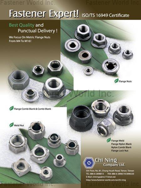 CHI NING CO., LTD. , Flange Nuts , Flange Nuts