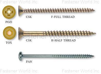 HWALLY PRODUCTS CO., LTD.  , NO.131 CHIPBOARD SCREW , Chipboard Screws