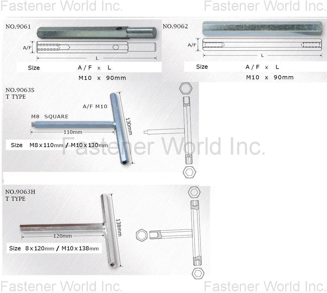 HWALLY PRODUCTS CO., LTD.  , NO.906HT FRAME SCREW SETTING TOOL , Hand Tools