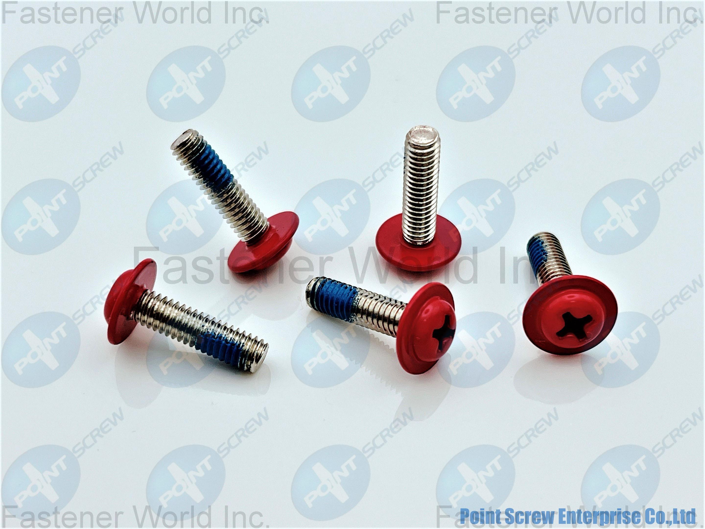 POINT SCREW ENTERPRISE CO., LTD. , Nylok Pan Washer Baking Varnish Head Screw