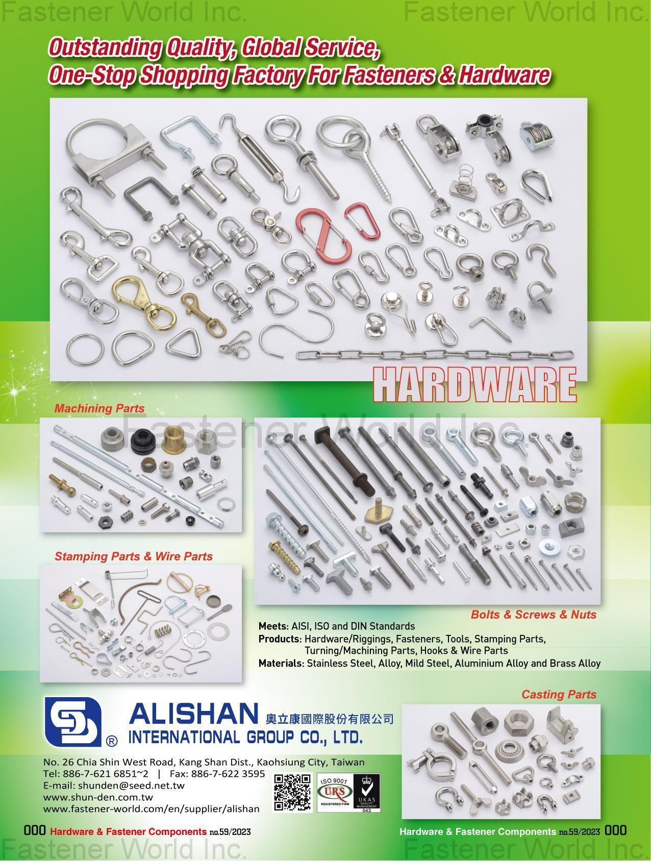 ALISHAN INTERNATIONAL GROUP CO., LTD.