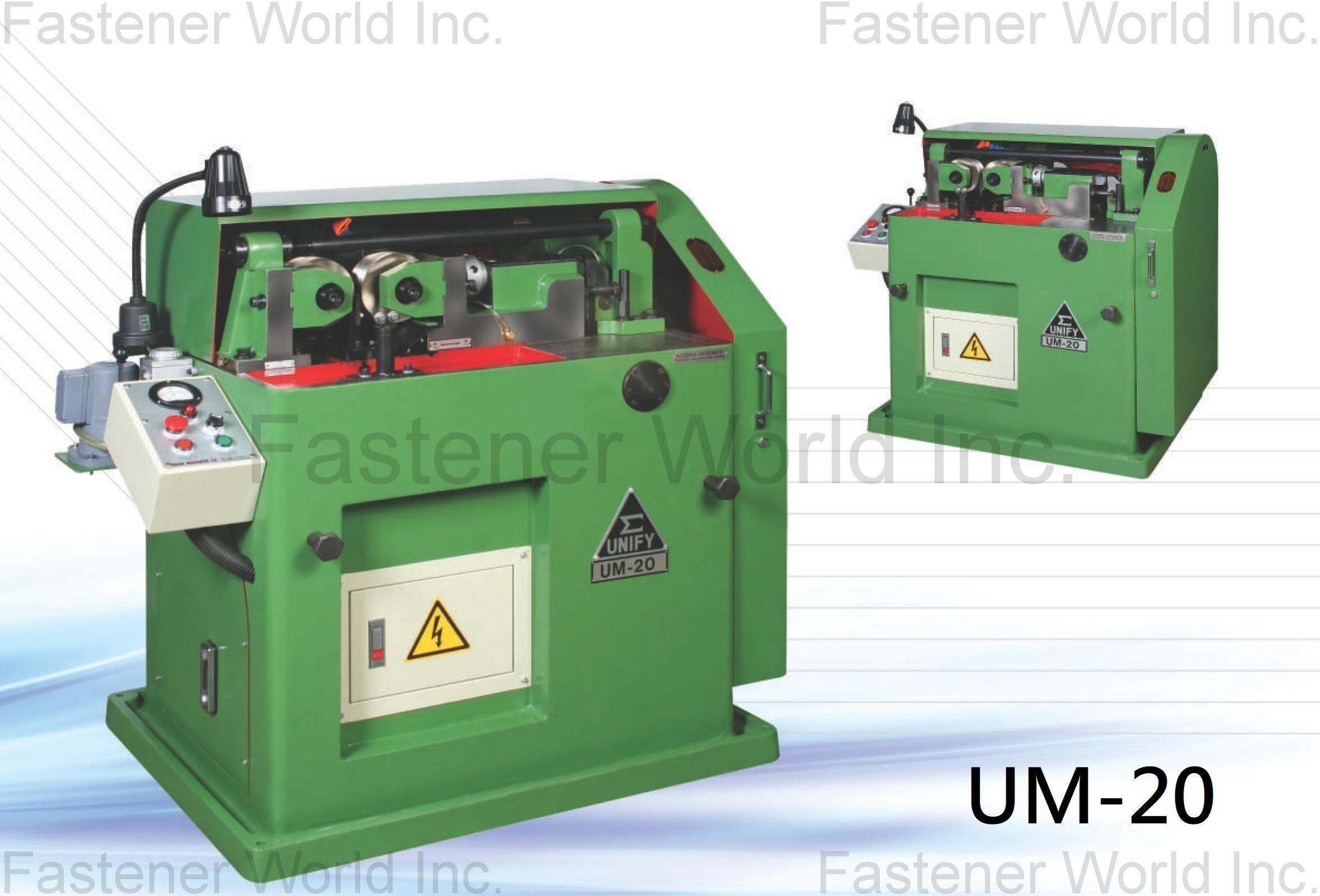 Unify Thread Rolling (Kim Union Industrial Co.) , Cam in feed type thread rolling machine UM-20