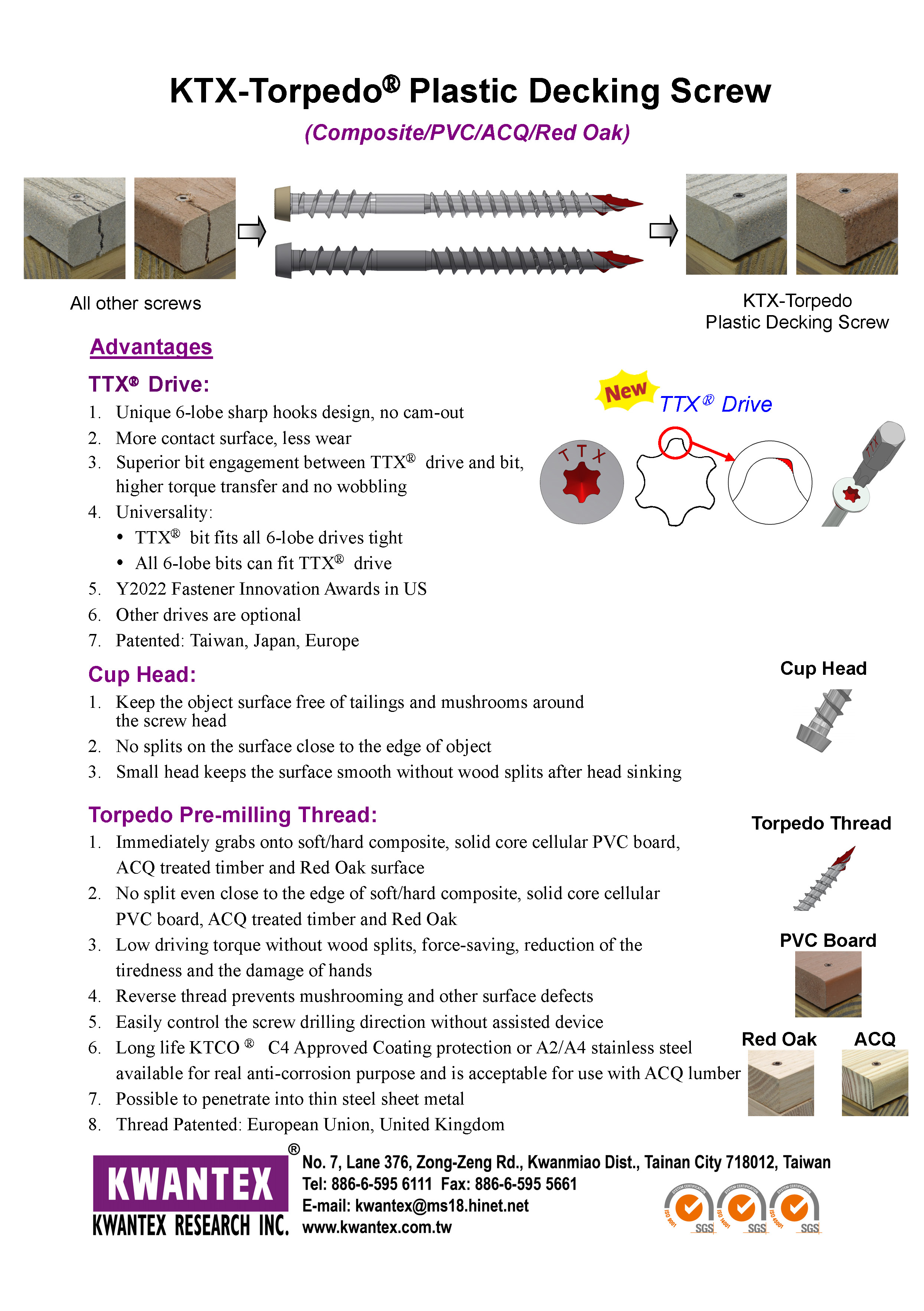 KWANTEX RESEARCH INC. 