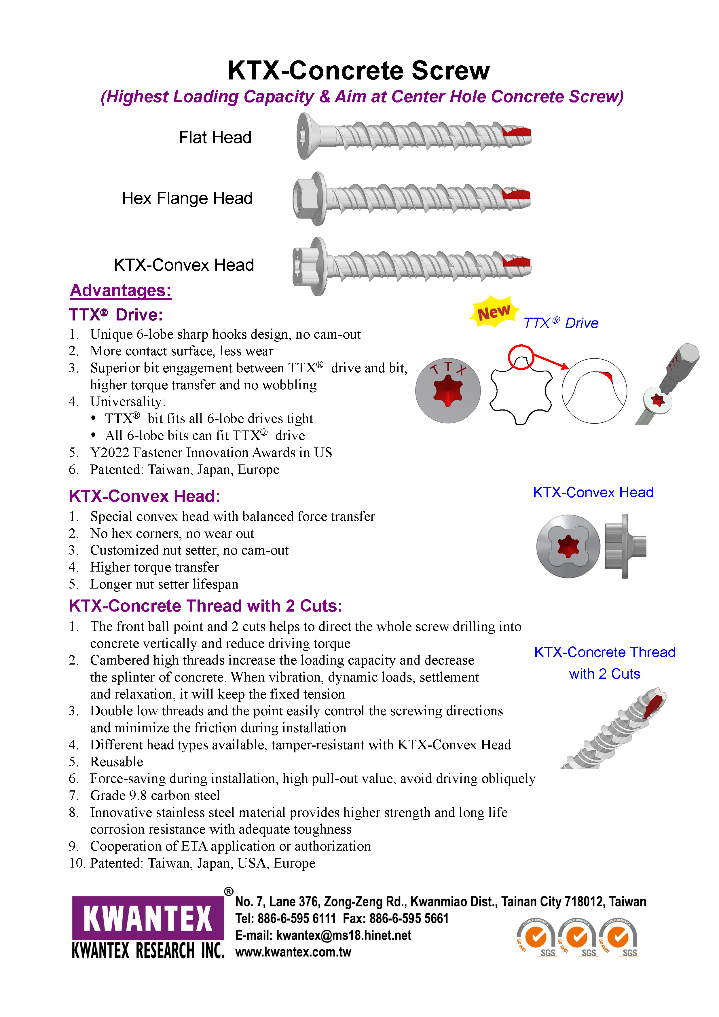 KWANTEX RESEARCH INC. 