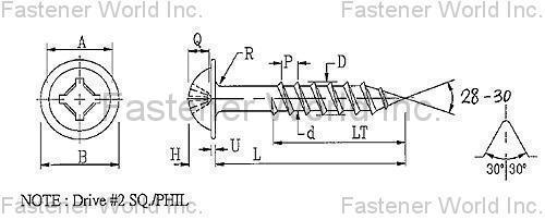 KATSUHANA FASTENERS CORP.  , DECK SCREW , Deck Screws