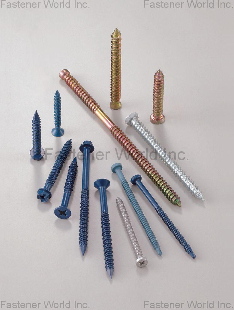 AIMREACH ENTERPRISES CO., LTD.  , Concrete screw , Concrete Screws