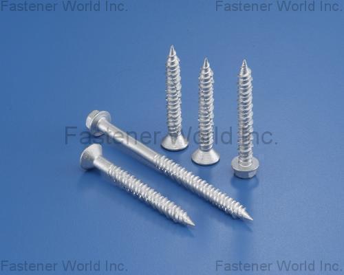 SHEH KAI PRECISION CO., LTD.  , Bi-metal concrete screw , Bi-metal Concrete Screw Anchors