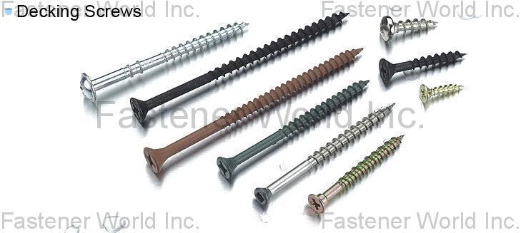 SHEH FUNG SCREWS CO., LTD.  , DECKING SCREW , Deck Screws