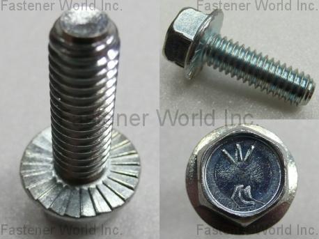 SHUENN CHANG FA ENTERPRISE CO., LTD.  , Hex Flange Bolts , Flanged Head Bolts